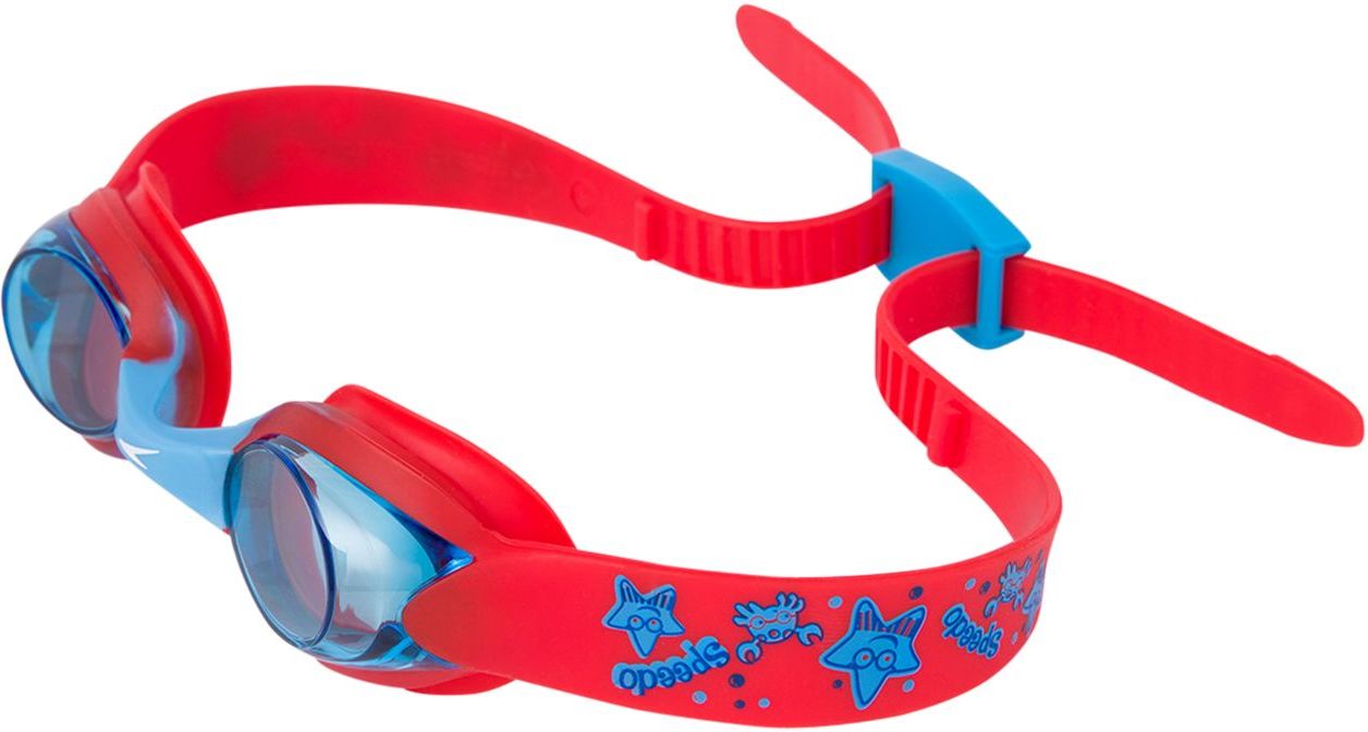 Speedo Sea Squad Illusion Goggle - lava red/japan blue/blue uni - obrázek 2