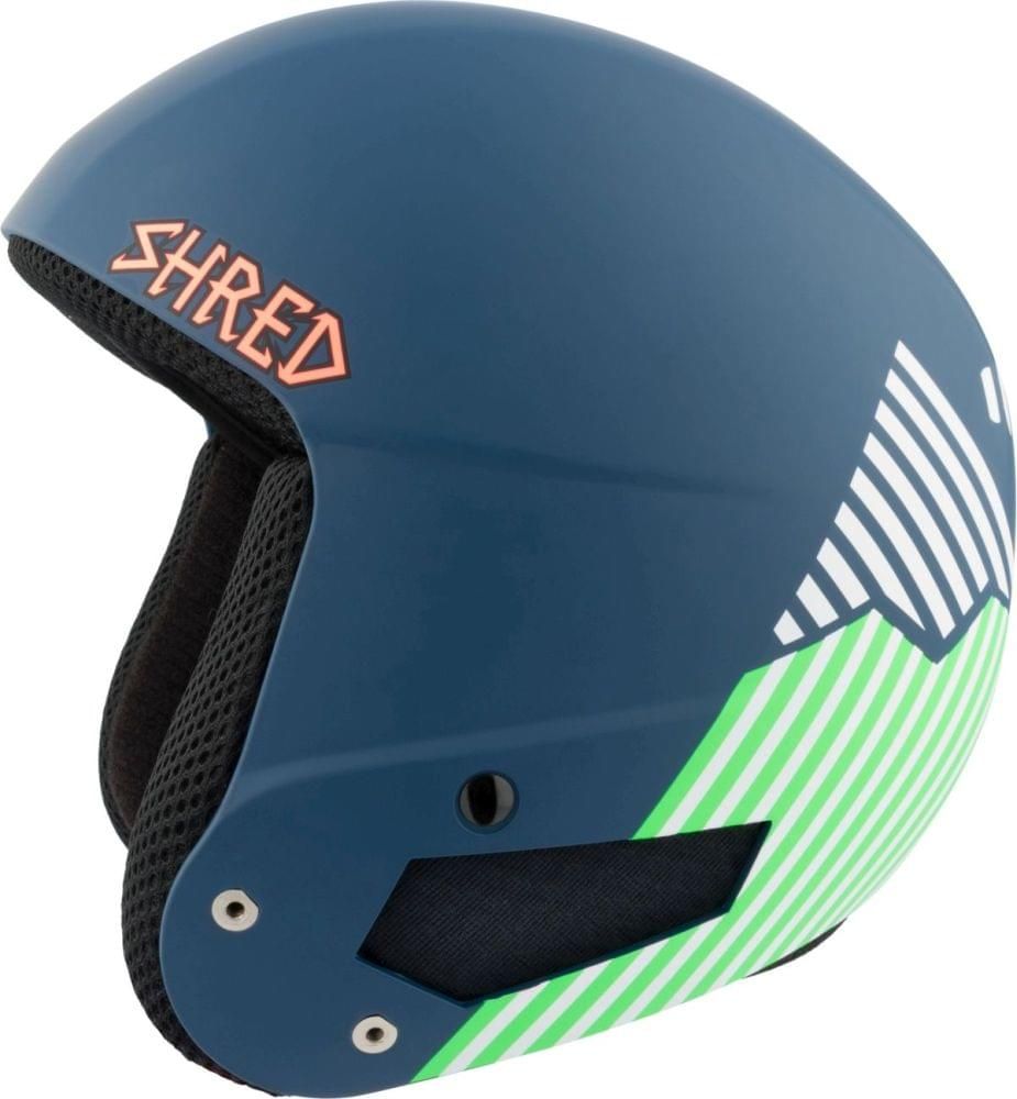 Dětská lyžařská přilba Shred Brain Bucket Needmoresnow - navy blue/green XXS/XS - obrázek 1