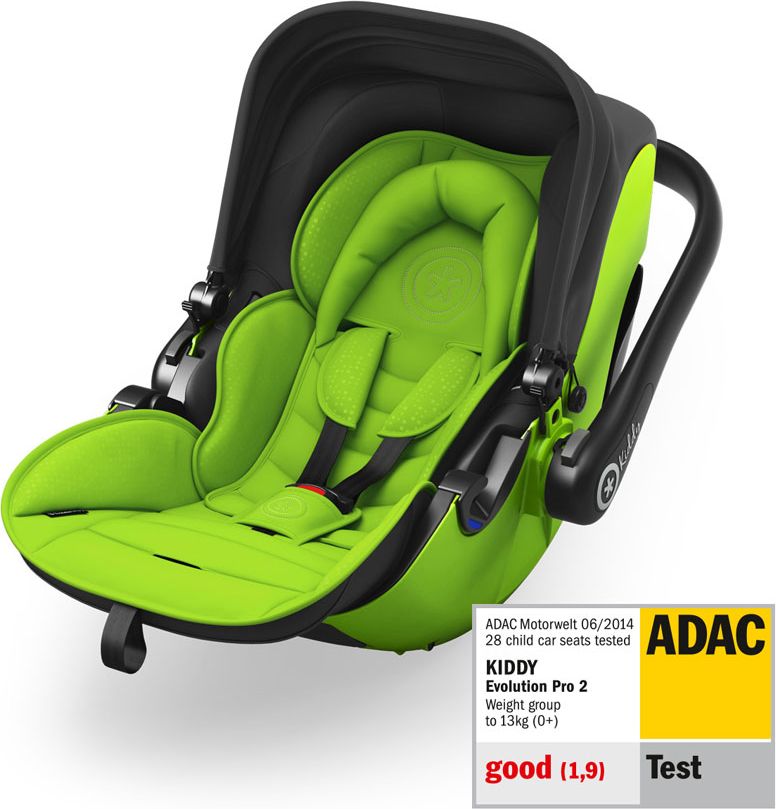 KIDDY Evolution pro 2 autosedačka (0-13kg) Lizard Green 2019 - obrázek 2