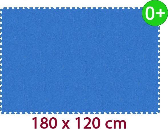 MALÝ GÉNIUS Pěnový koberec MAXI 24 silný 0+ (modrý) - obrázek 1