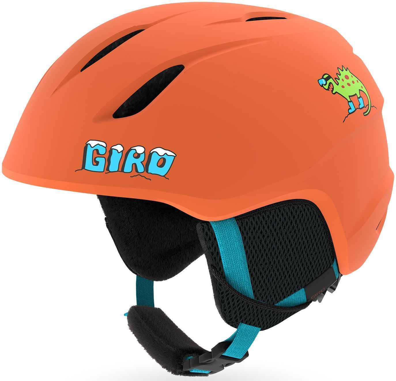 Giro Launch - Mat Deep Orange Dino S-(52-55.5) - obrázek 1