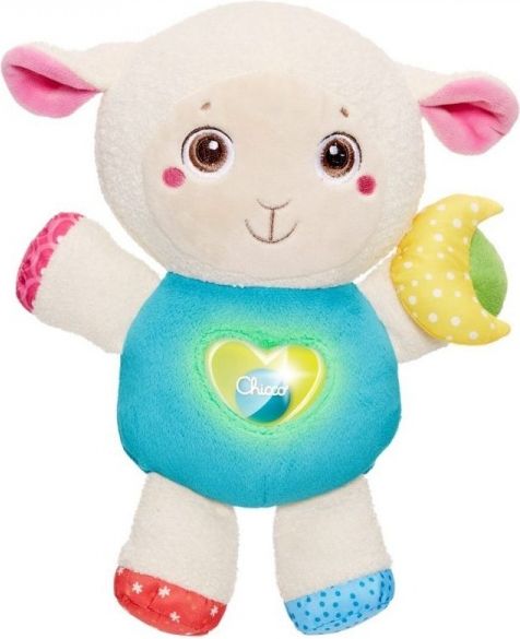 Chicco Ovečka s noční lampičkou a chrastítkem Chicco - First Love - obrázek 1