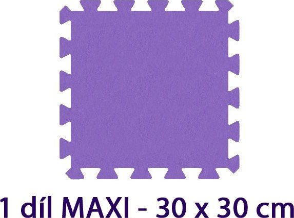 MALÝ GÉNIUS Samostatný díl MAXI silný 0+ (fialový) - obrázek 1