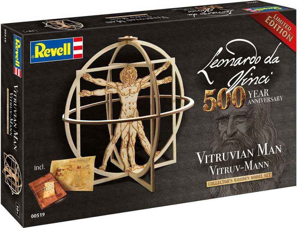 REVELL Leonardo edice 00519 - Vitruv Man (Leonardo da Vinci 500th Anniversary) (1:16) - obrázek 1