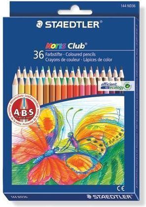 Barevné pastelky "Noris Club", 36 barev, sada, šestihranné, STAEDTLER, set 36 ks - obrázek 1