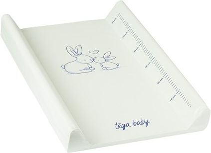 Přebalovací podložka s deskou Tega Baby zelená s králíčkem 70x50cm - obrázek 1