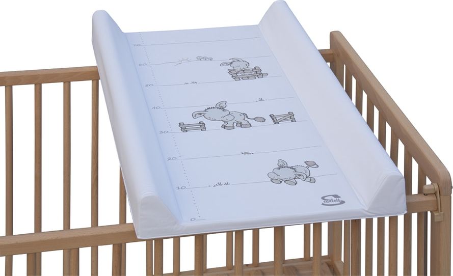 Přebalovací podložka s deskou Tega Baby zelená s králíčkem 70x50cm - obrázek 4