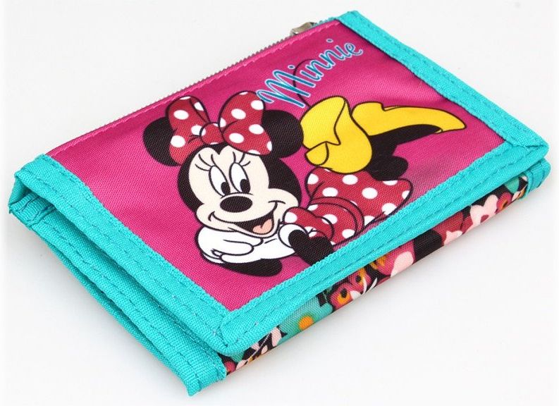 Setino · Dětská textilní peněženka Minnie Mouse - Disney - pro holky - obrázek 2