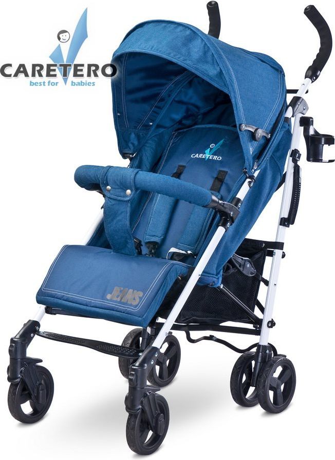 Golfový kočárek CARETERO Jeans blue 2017 - obrázek 1