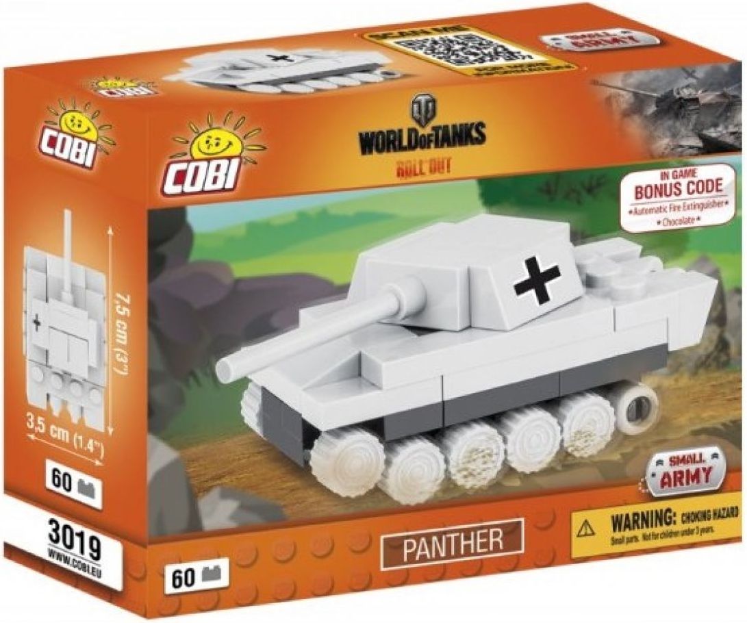 Cobi Malá armáda 3019 World of Tanks Nano Tank Panther - obrázek 1