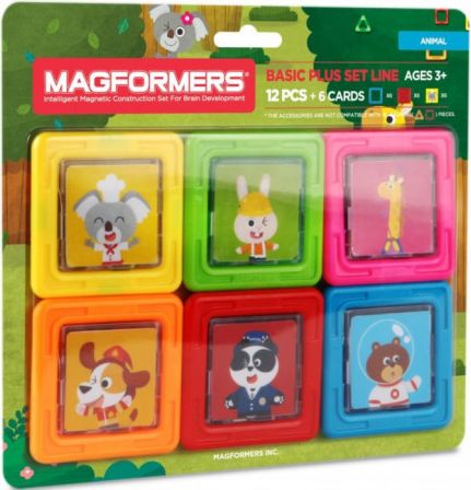 Magformers Kartičky obrázky, 6 ks - obrázek 1