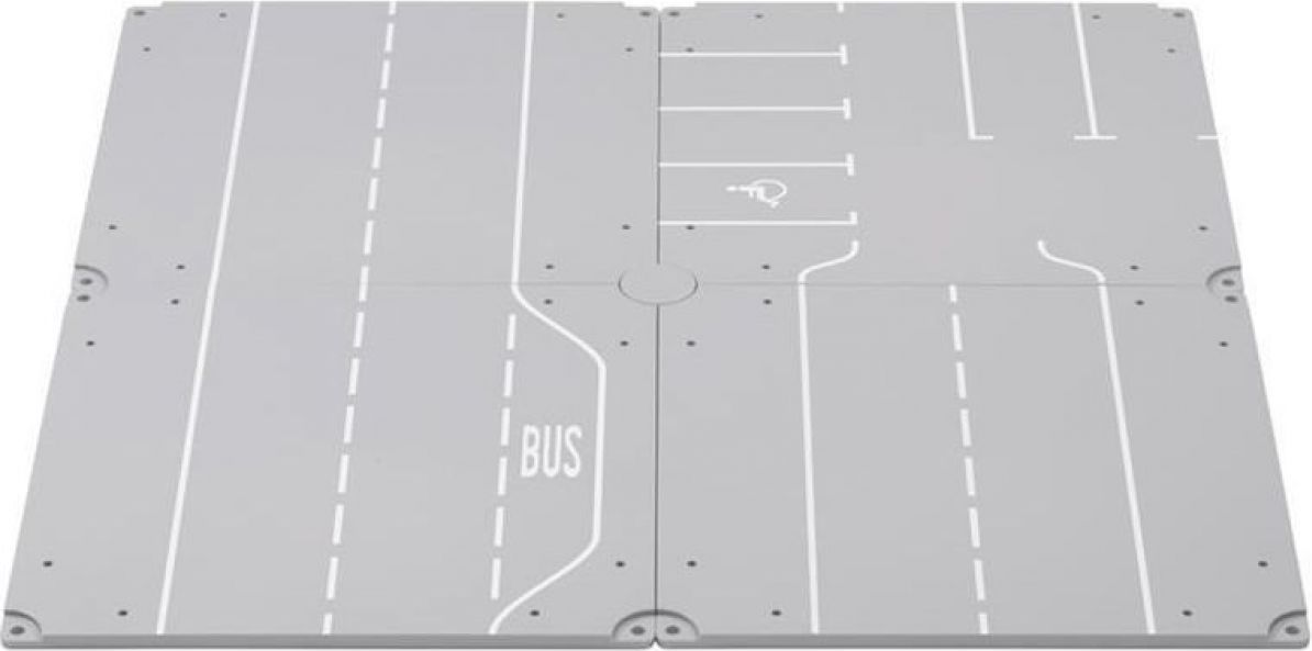 Siku World Silnice s autobusovou zastávkou, parkovištěm a dárkem - obrázek 1