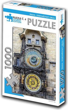 TOURIST EDITION Puzzle Praha - Staroměstský orloj 1000 dílků (č.4) - obrázek 1