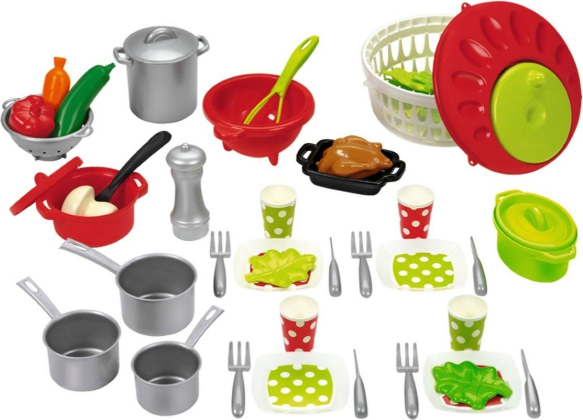 Ecoiffier Velká sada nádobí a jídla - obrázek 1