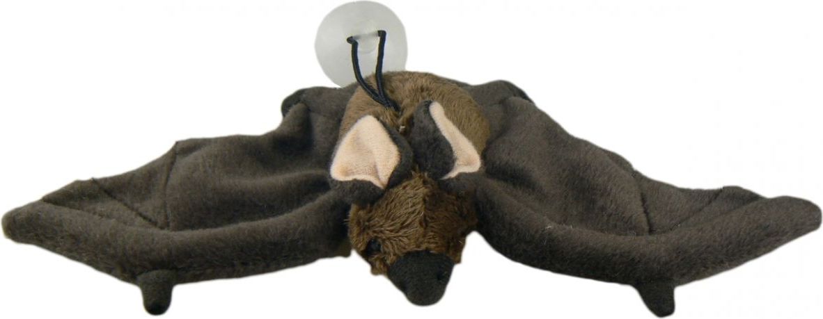 Plyšový netopýr s přísavkou 24 cm - Hnědá tmavá - obrázek 1