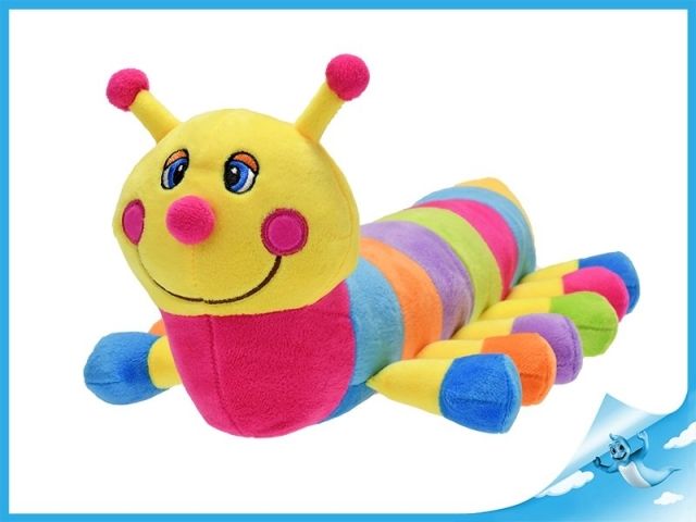 Housenka plyšová 45cm barevná 0m+ v sáčku - obrázek 1