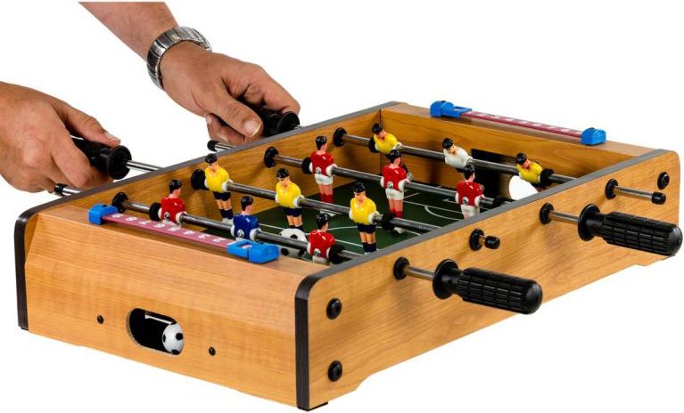 Tuin 30637 Mini stolní fotbal fotbálek 51 x 31 x 8 cm světlý - obrázek 3