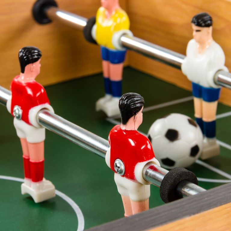 Tuin 30637 Mini stolní fotbal fotbálek 51 x 31 x 8 cm světlý - obrázek 4