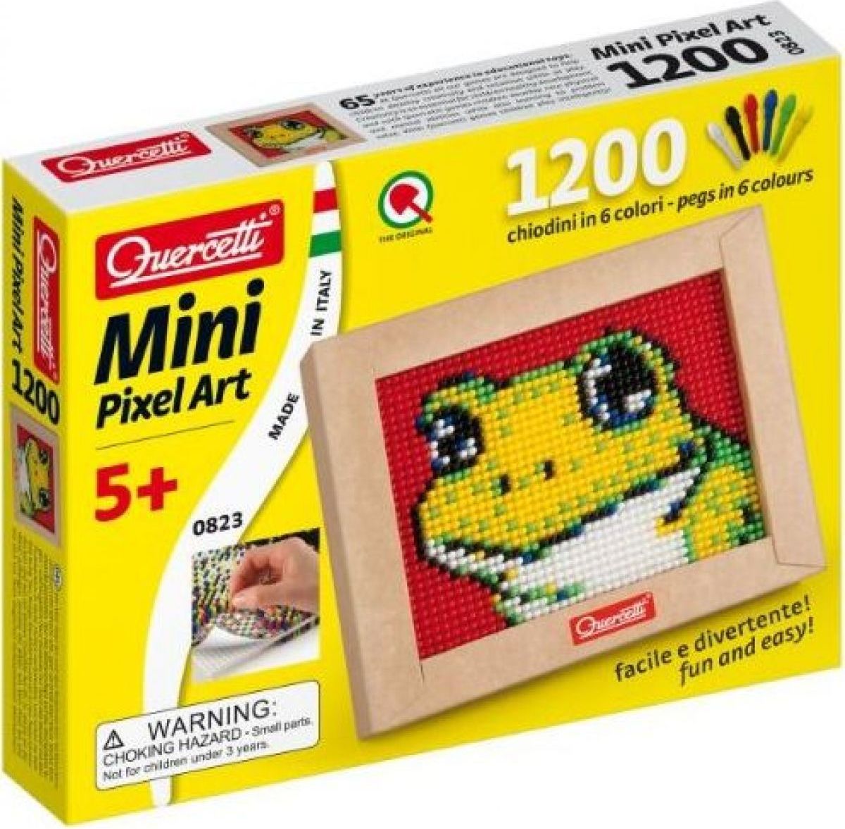 Quercetti Mini Pixel Art - žába - obrázek 1