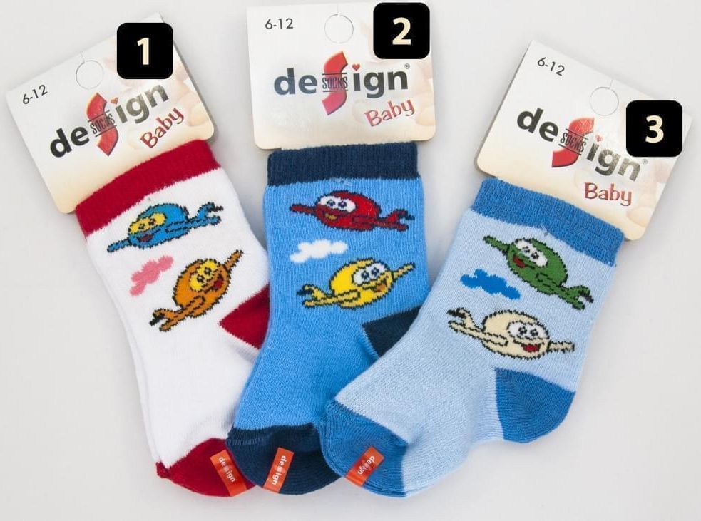 Design Socks dětské ponožky letadla 1 - obrázek 1