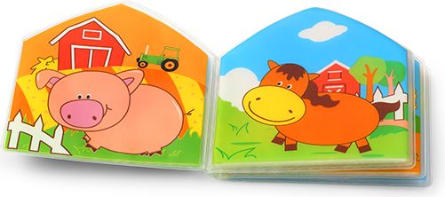 Dětská pískací knížka Baby Ono domácí zvířátka art.889 - obrázek 3
