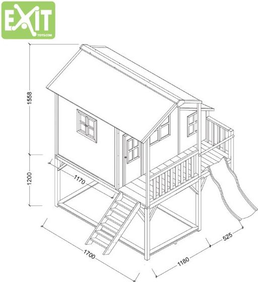 Exit Loft 750 Červený + DOPRAVA ZDARMA - obrázek 7
