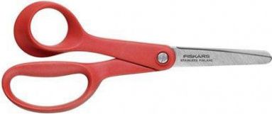Nůžky dětské, 13 cm, pro leváky,  FISKARS "First", červené - obrázek 1