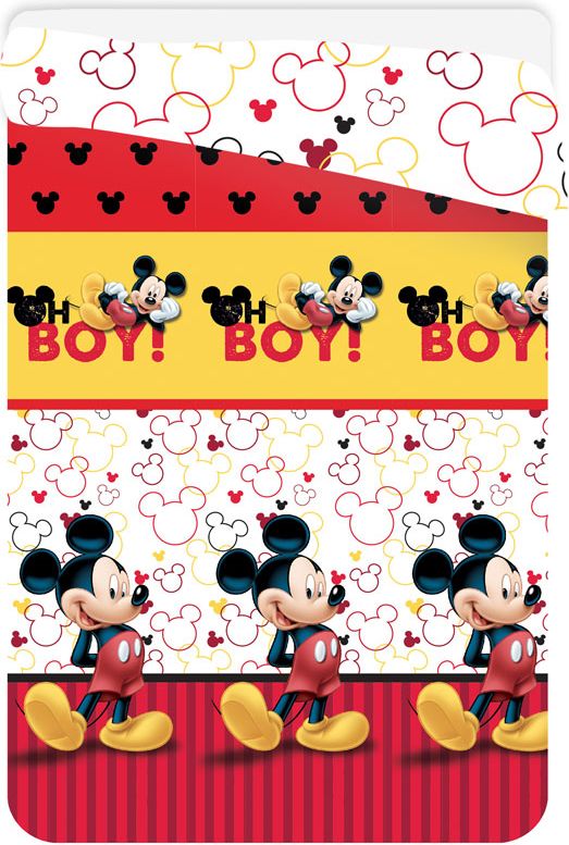JERRY FABRICS prošívaná deka Mickey polyester 180/260 cm - obrázek 1