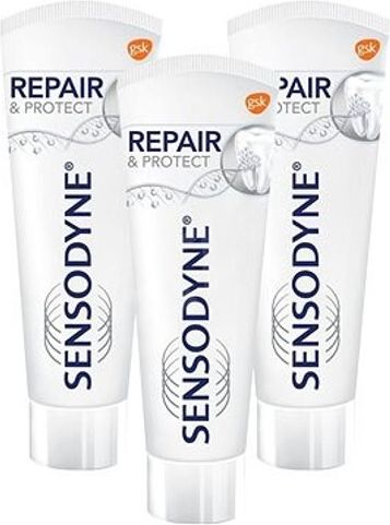 Sensodyne Zubní pasta Repair & Protect 3x75 ml - obrázek 1