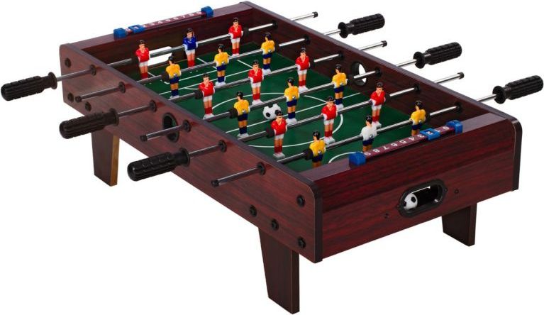 Tuin 40543 Mini stolní fotbal fotbálek s nožičkami 70 x 37 x 25 cm tmavý - obrázek 1