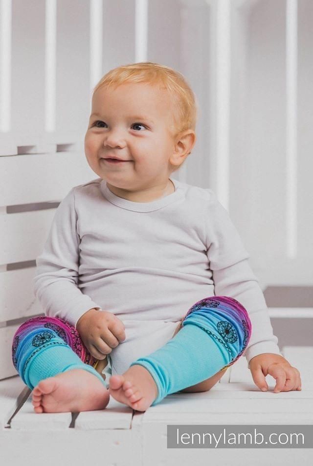 LennyLegs Long - návleky na nožičky - RAINBOW LACE DARK - obrázek 1