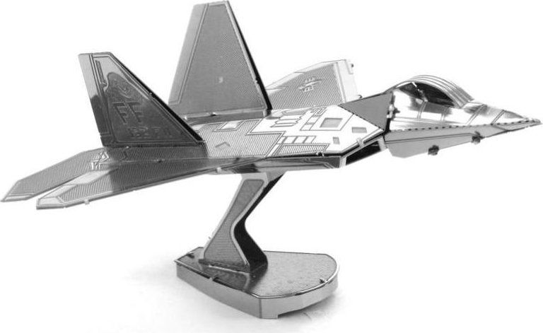 METAL EARTH 3D puzzle Stíhací letoun F-22 Raptor - obrázek 3