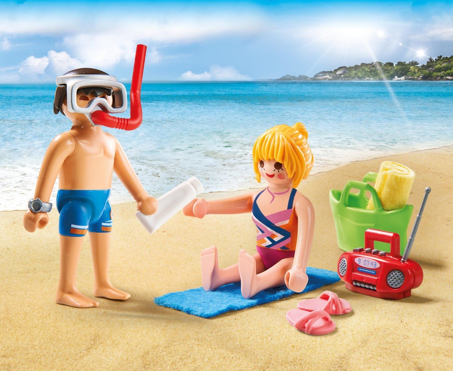PLAYMOBIL Duo Pack Dvojice na pláži 9449 - obrázek 2