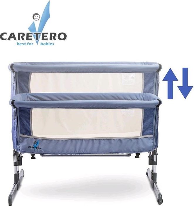 Dětská postýlka CARETERO Sleep2gether navy - obrázek 2