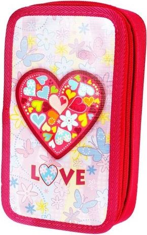 EMIPO Školní penál BOX Love PRÁZDNÝ - obrázek 1
