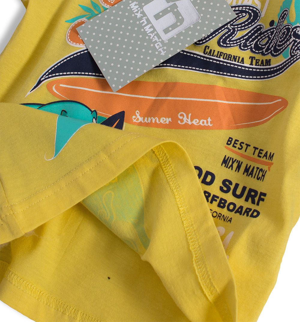 Chlapecká souprava Mix´nMATCH SURF RIDER žlutá Velikost: 92 - obrázek 3