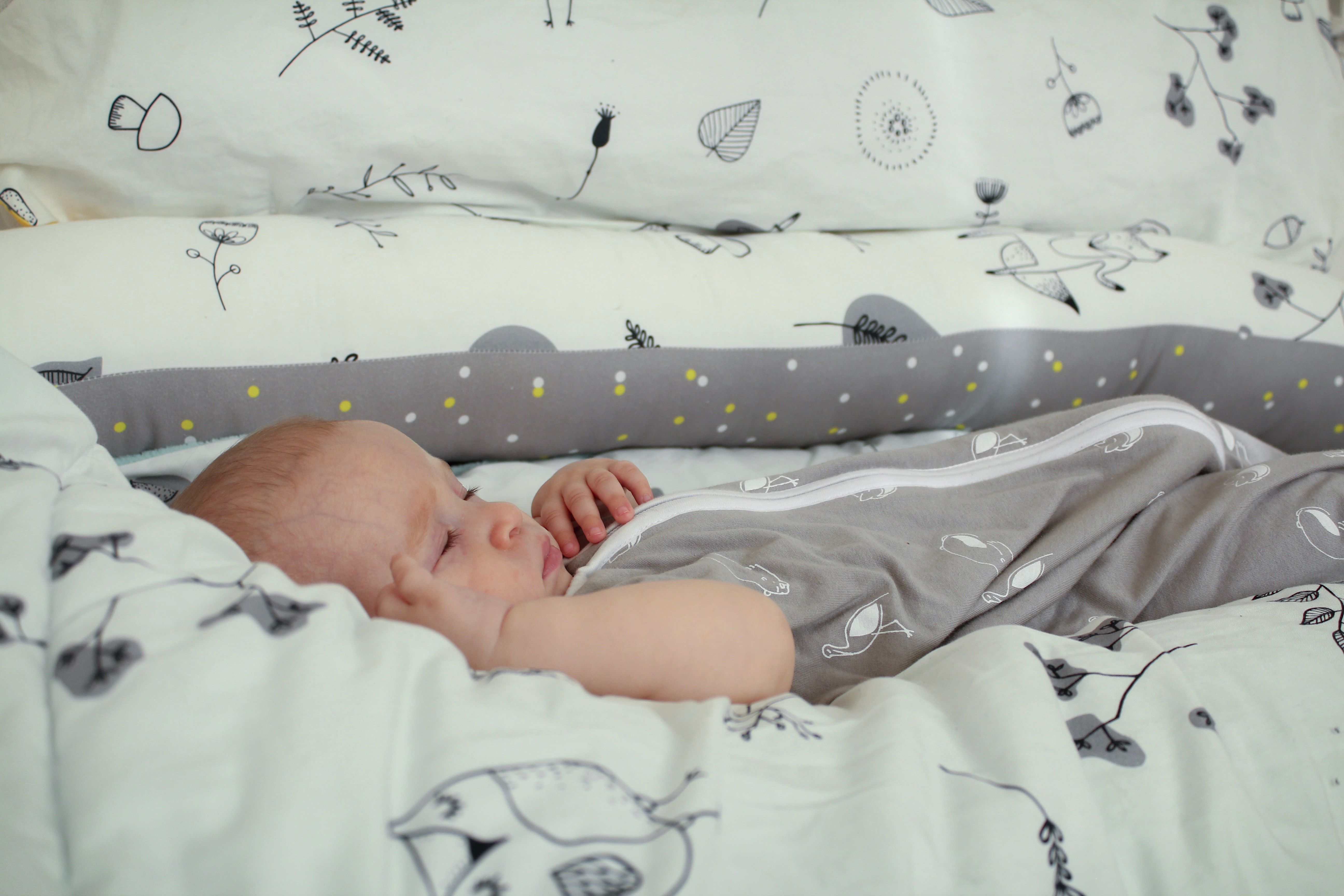 Natulino dětský letní spací pytel pro miminko, ANIMALS GREY / WHITE, 1vrstvý, S (0 - 6 měsíců) - obrázek 6