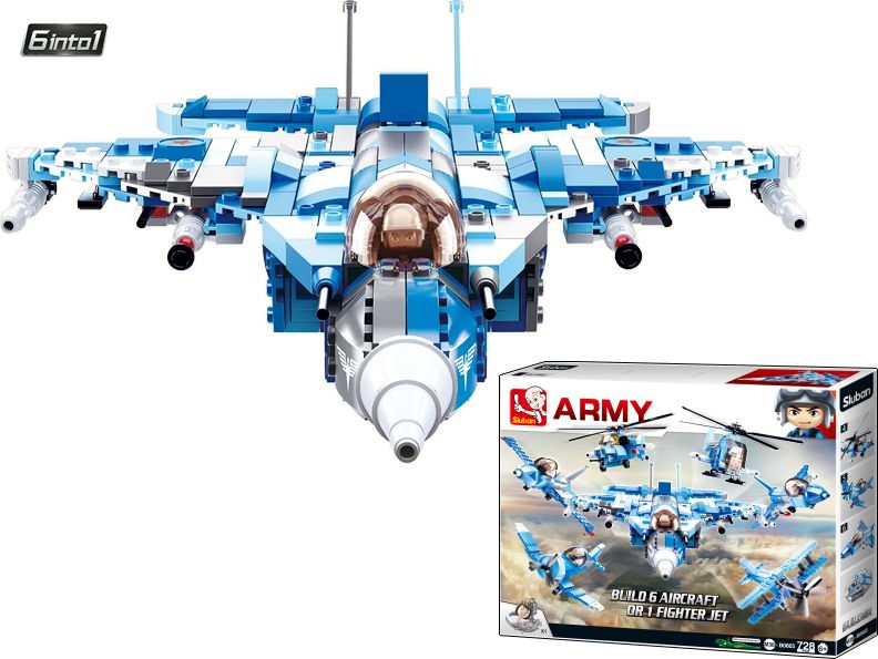 Sluban Army 6into1 M38-B0665 Stíhačka - obrázek 1