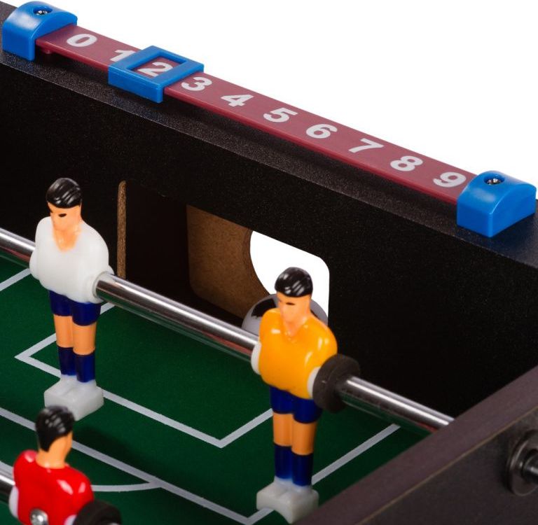 Tuin 40692 Mini stolní fotbal fotbálek 51 x 31 x 8 cm černý - obrázek 4