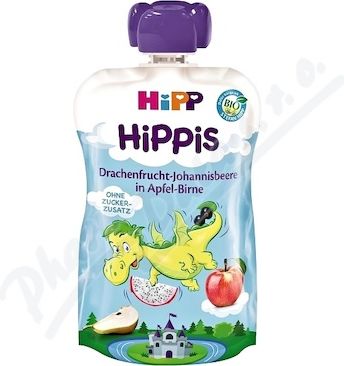 HiPP BIO 100% ovoce Jabl-Hruš-Dračí ov.-Rybíz 100g - obrázek 1