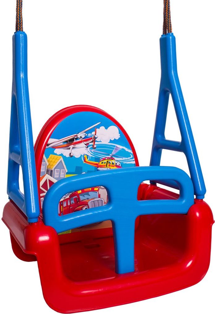 Dětská houpačka 3v1 car Swing red - obrázek 1