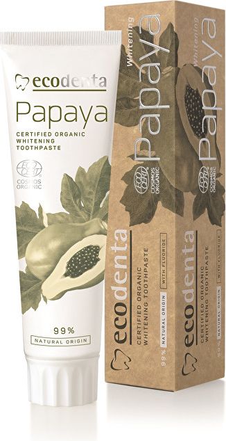 Ecodenta bělicí zubní pasta s výtažkem z papáji 100 ml - obrázek 1