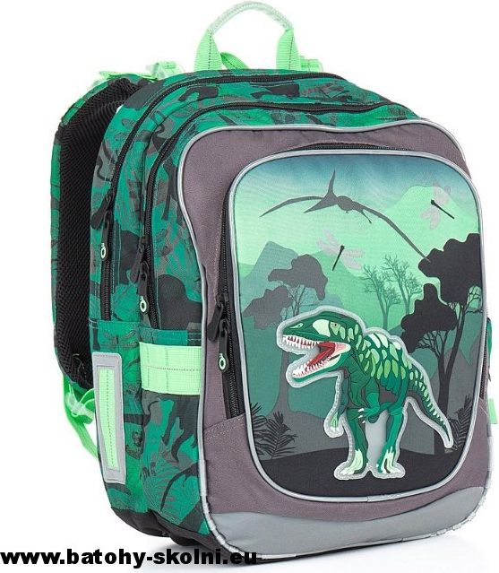 Školní batoh Topgal CHI 842 E Green Tyranosaurus - Doprava Zdarma - obrázek 2