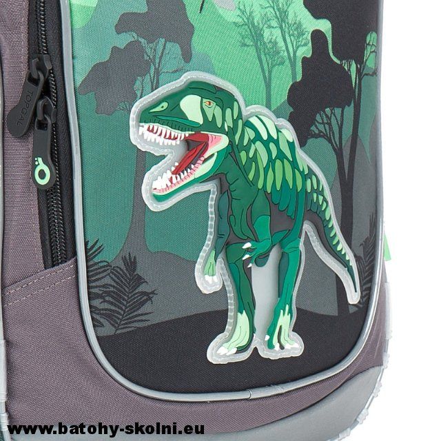 Školní batoh Topgal CHI 842 E Green Tyranosaurus - Doprava Zdarma - obrázek 11