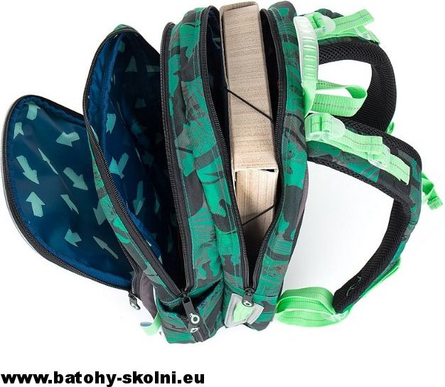 Školní batoh Topgal CHI 842 E Green Tyranosaurus - Doprava Zdarma - obrázek 12