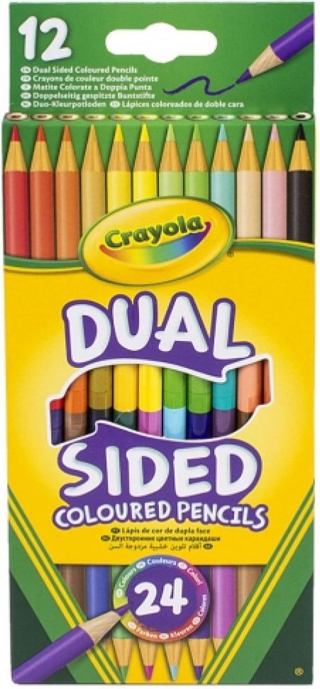 Crayola Pastelky oboustranné 12 ks - obrázek 1