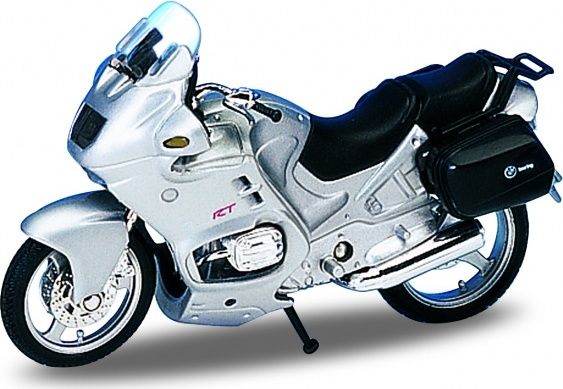 Welly - Motocykl BMW R1100RT model 1:18 stříbrná - obrázek 1