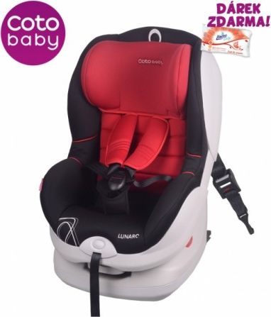 Autosedačka LUNARO Isofix - 9-18 kg - Červená - obrázek 1