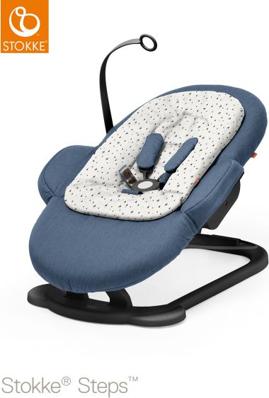 Stokke Lehátko Steps™ black - White Mountains - obrázek 1