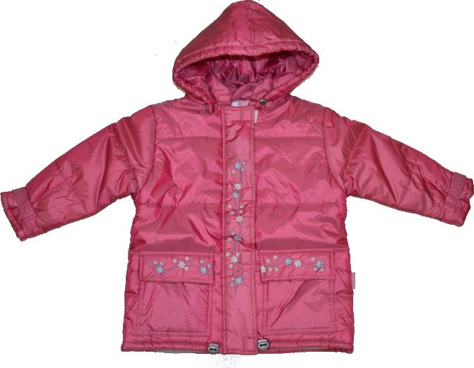 Dětská zimní bunda, růžová skytičkou vel.116, Výprodej - obrázek 1